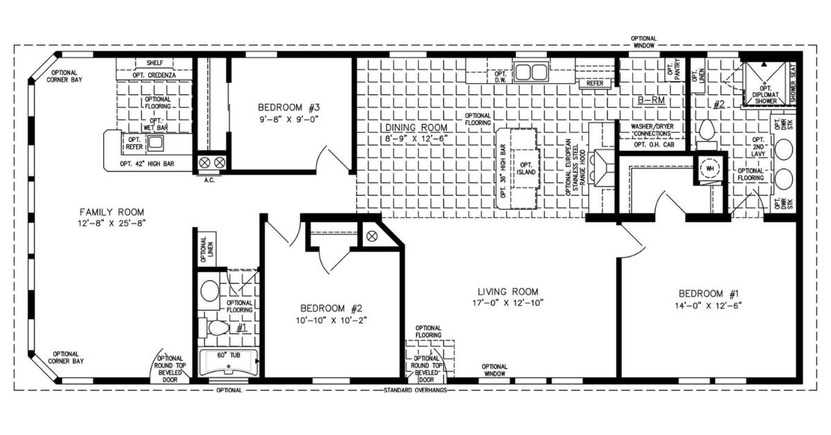 IMP-4623B-525 The Imperial - a 3 bedroom, 2 bath floor plan by Jacobsen Homes